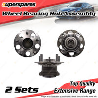 2x Rear Wheel Bearing Hub Assembly for Honda Odyssey RB 2.4L K24Z K24A6 I4 03-14