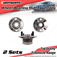 2x Rear Wheel Bearing Hub Ass for Honda Civic EK1 EK4 EM1 Integra DC 1.6 1.8L