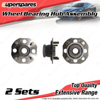 2x Rear Wheel Bearing Hub Ass for Honda Accord CG5 2.3L F23A1 I4 SOHC 1997-2003