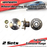 2x Rear Wheel Bearing Hub Ass for Honda City GM Insight ZE Jazz GE 1.3 1.4 1.5L