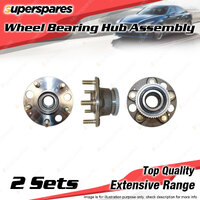 2x Rear Wheel Bearing Hub Ass for Honda Odyssey RA8 3.0L J30A3 V6 SOHC 1999-2001