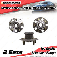 2x Rear Wheel Bearing Hub Ass for Honda Accord CE1 2.2L F22B1 I4 SOHC 1992-1998