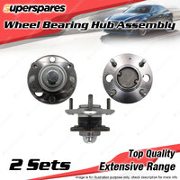 2x Rear Wheel Bearing Hub Ass for Hyundai Sonata EF EF-B 2.0 2.4 2.5 2.7 W/O ABS