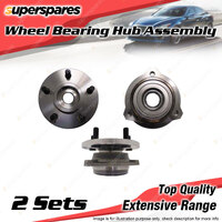 2x Front Wheel Bearing Hub Ass for Jeep Grand Cherokee XJ ZG Wrangler TJ 2.5 4.0