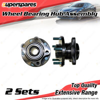 2x Rear Wheel Bearing Hub Ass for Mazda CX-9 TB 3.7L Wheel Pilot Diameter 70mm