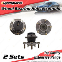 2x Front Wheel Bearing Hub Ass for Mazda MX5 NC 2.0L LFDE I4 DOHC 4v 2005-2015