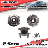 2x Rear Wheel Bearing Hub Ass for Mitsubishi Outlander ZG ZH Lancer CJ 2.0 3.0L