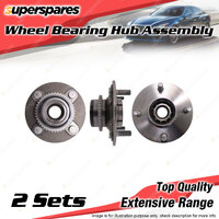2x Rear Wheel Bearing Hub Assembly for Nissan Pulsar N16 1.6 1.8L 1999-2006 ABS