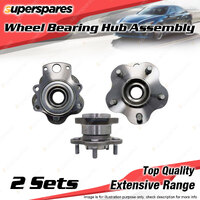 2x Rear Wheel Bearing Hub Ass for Nissan 300ZX Z32 Skyline R32 R33 R34 2.6 3.0L