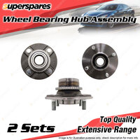 2x Rear Wheel Bearing Hub Ass for Nissan Pulsar N16 1.6 1.8L I4 2000-08/2002