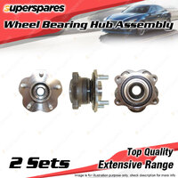 2x Rear Wheel Bearing Hub Ass for Nissan Murano Z51 3.5L VQ35DE V6 2008-2021