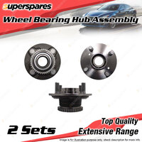 2x Rear Wheel Bearing Hub Ass for Suzuki Liana RH 416 418 M16A M18A I4 01-07