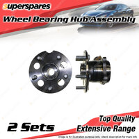 2x Rear Wheel Bearing Hub Ass for Toyota Rav 4 ACA 20R 21R 22R 23R 2.0 2.4 00-06