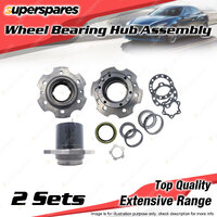 2x Rear Wheel Bearing Hub Ass for Toyota Land Cruiser HZJ FZJ FJ PZJ 70 73 75