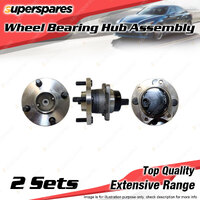 2x Front Wheel Bearing Hub Assembly for Toyota MR2 ZZW30 1.8L 1ZZFE I4 1999-2007