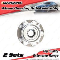 2x Rear Wheel Bearing Hub Assembly for Mazda CX-5 KF 2.5L PY 170kW 2018 - On