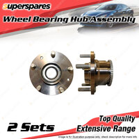 2x Front Wheel Bearing Hub Assembly for Mazda MPV 93KW 1997-1999 Turbo Diesel