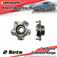 2x Front Wheel Bearing Hub Assembly for Suzuki Grand Vitara I4 V6 W/O ABS