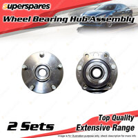 2x Front Wheel Bearing Hub Ass for Subaru Forester SK S14 SK9 Liberty BN B15 BNF