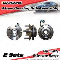 2x Front Wheel Bearing Hub Ass for Chevrolet Captiva C100 C140 2.0 2.2L 2.4L ABS