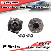 2x Rear Wheel Bearing Hub Assembly for Chevrolet Cruze J300 1.6L 105mm PCD