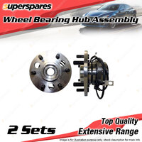 2x Front Wheel Bearing Hub Assembly for Chevrolet C1500 K1500 Silverado 6 Stud