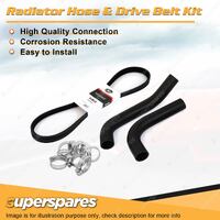 Radiator Hose + Gates Belt Kit for Mitsubishi Sigma GJ GK GR GS GT GV 1.6L