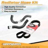 Radiator Hose + Gates Belt for Holden Commodore VE Calais Caprice Statesman 3.6L