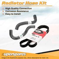 Radiator Hose + Gates Belt Kit for Holden Calais VE Caprice Statesman WM 3.6L