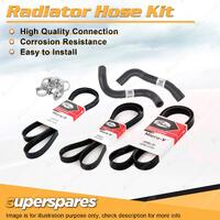 Radiator Hose + Gates Drive Belt Kit for Holden Commodore VE 6.0L L98 from MY9.5