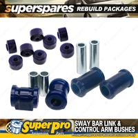 Front SuperPro Control Arm Sway Bar Bush Kit for Toyota Corolla 85-89 E80 E82