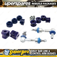 Front SuperPro Control Arm Sway Bar Bush Kit for Patrol Y60 GQ Cab Coil Coil