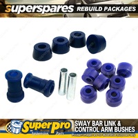 Front SuperPro Control Arm Sway Bar Bush Kit for Toyota Corolla 1983-1987 E86