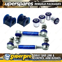 Front SuperPro Control Arm Sway Bar Bush Kit for Isuzu D-Max 8DH 2007-2012