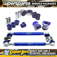 Front SuperPro Control Arm Sway Bar Bush Kit for Toyota Rav 4 XA20 2000-2005