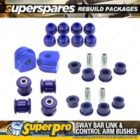 Front SuperPro Control Arm Sway Bar Bush Kit for Nissan Navara D22 4WD 1997-2001