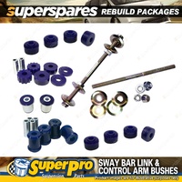 Front SuperPro Control Arm Sway Bar Bush Kit for Ford Fairlane AU 1999-2002