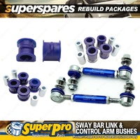 Front SuperPro Control Arm Sway Bar Bush Kit for Holden Colorado RG 2012-on