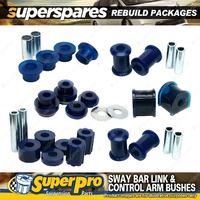 Front SuperPro Control Arm Sway Bar Bush Kit for Ford Fairlane NF Series 88-99