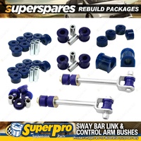 Rear SuperPro Control Arm Sway Bar Bush Kit for Toyota Landcruiser 100 Series