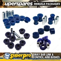 Rear SuperPro Control Arm Sway Bar Bush Kit for Toyota Corolla E80 E82 1985-1989