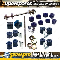 Rear SuperPro Control Arm Sway Bar Bush Kit for Ford Fairlane ZK ZL FD FE Sedan