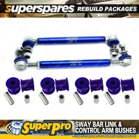 Rear SuperPro Control Arm Sway Bar Bush Kit for Nissan Navara NP300 Dual Cab