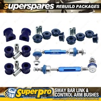 Rear SuperPro Control Arm Sway Bar Bush Kit for FJ Cruiser GJS15 Prado 150