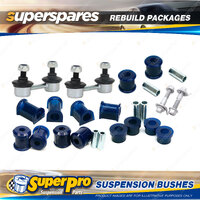 Front + Rear Superpro Suspenison Bush Kit for Mitsubishi Galant HG HH 1988-1993