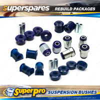 Front + Rear Superpro Suspenison Bush Kit for Mitsubishi Galant VR4 HJ 1992-1996