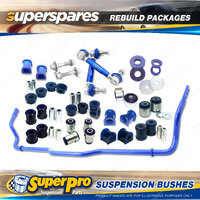 Front + Rear Superpro Suspenison Bush Kit for Mitsubishi Lancer EVO 4 5 6 96-01