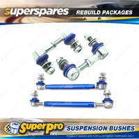 Front + Rear SuperPro Suspenison Bush Kit for Nissan Murano Z51 2007-2014