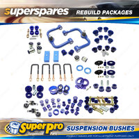 Front + Rear SuperPro Suspenison Bush Kit for Nissan Navara D40 Spain 05-14