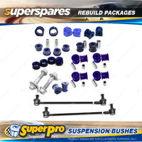 Front + Rear SuperPro Suspenison Bush Kit for Nissan Pathfinder R50 1997-2004